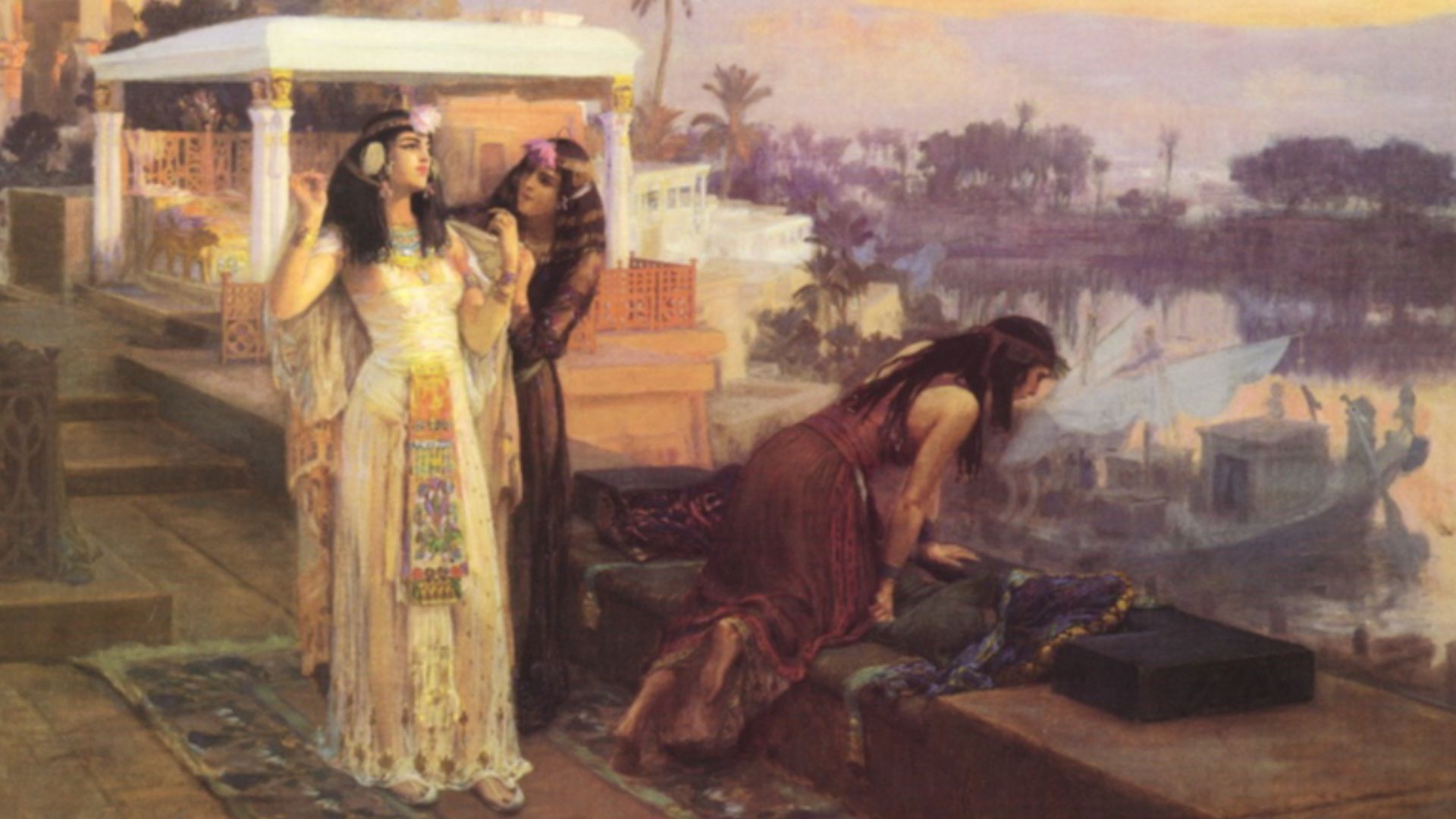 File:Frederick Arthur Bridgman - Cleopatra on the Terraces of Philae.JPG