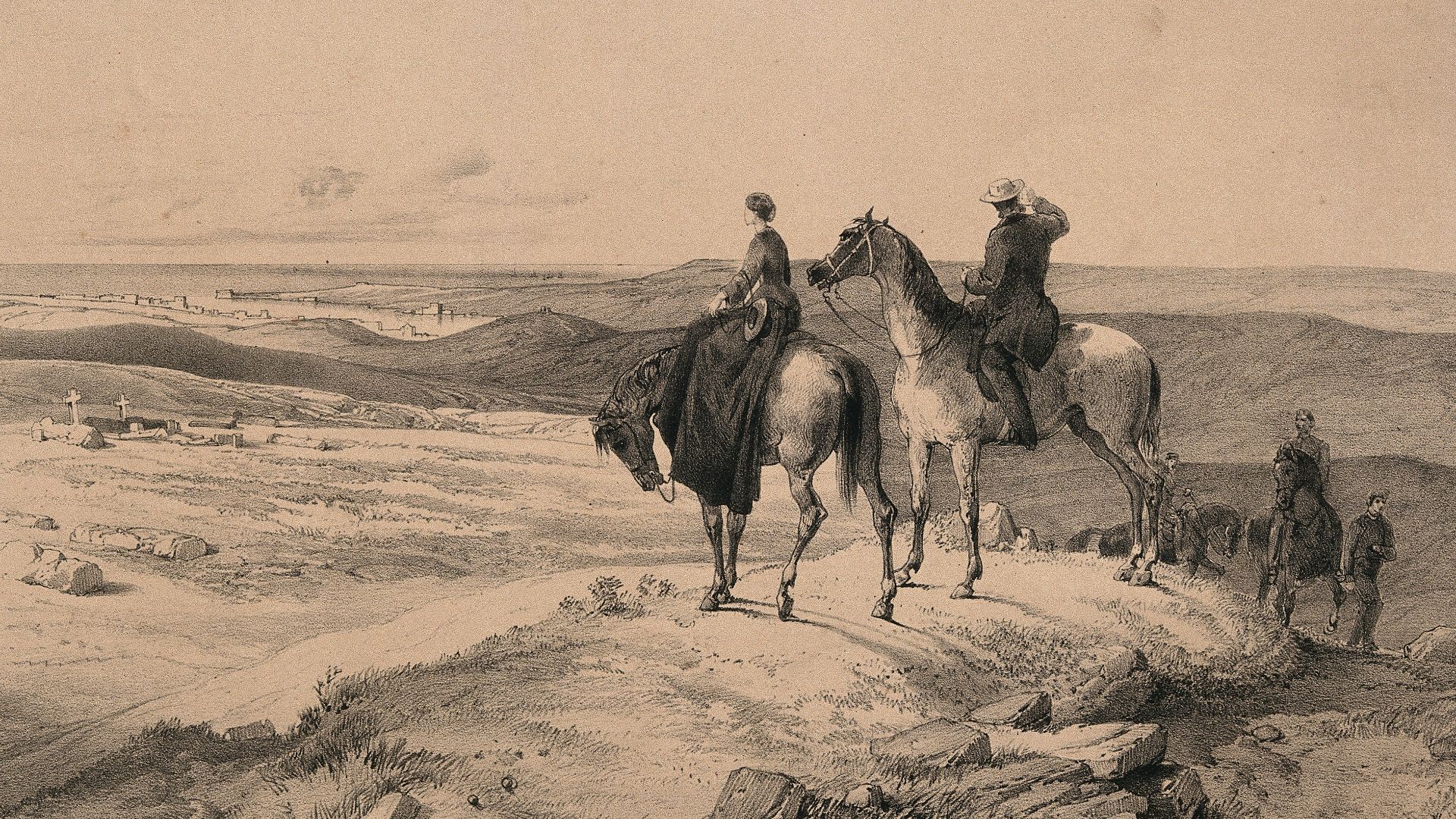 File:Crimean War; Florence Nightingale and Mr Bracebridge at Cath Wellcome V0015438.jpg