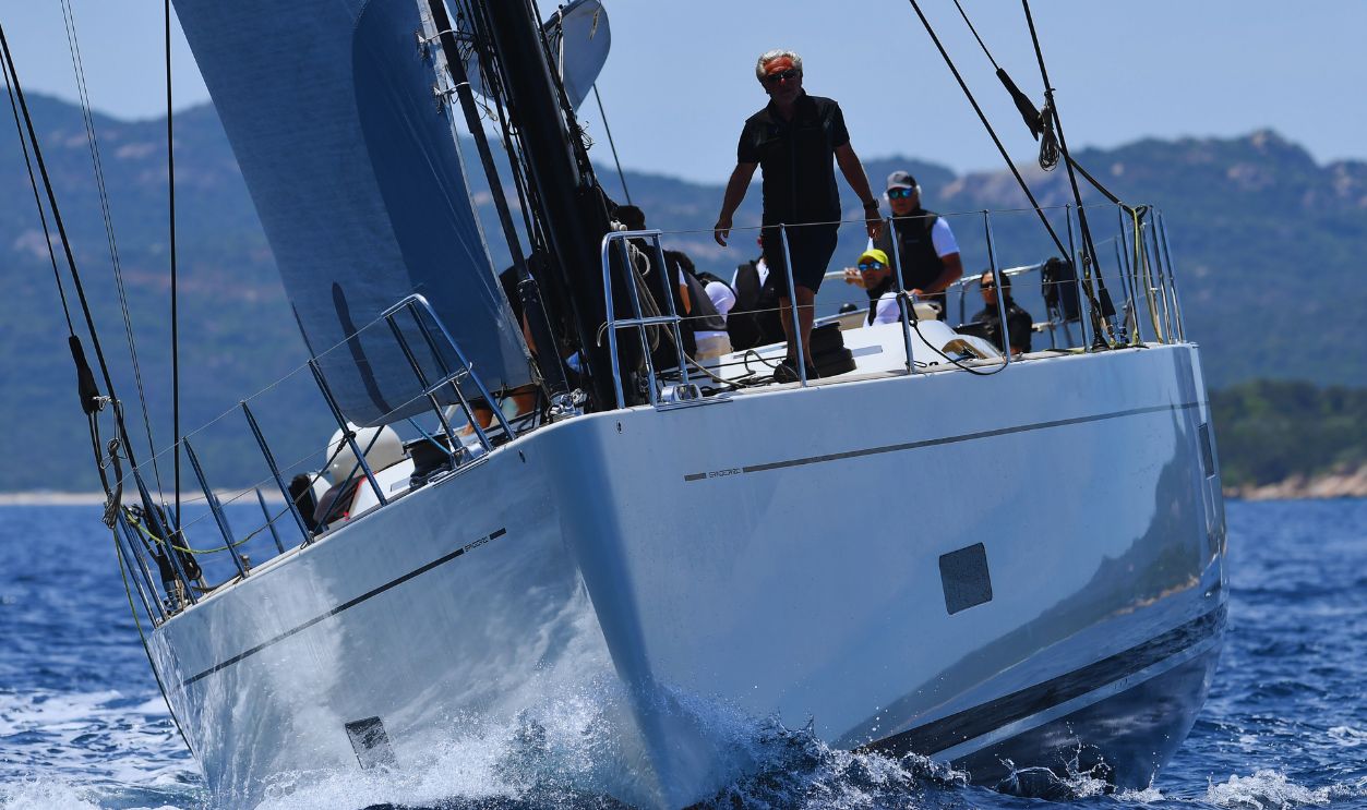 GettyImages - 2217656339, iorgio Armani Superyacht Regatta 2025 PORTO CERVO, ITALY - MAY 29: The sailing yacht Moat during day two of Giorgio Armani Superyacht Regatta 2025 on May 29, 2025 in Porto Cervo, Italy. 