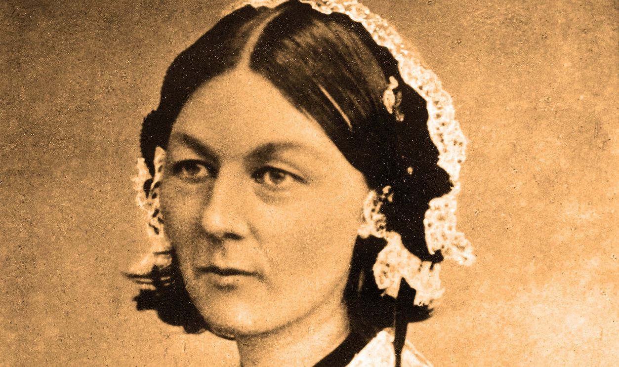 A photograph of a young Florence Nightingale, the founder of modern nursing, as well as a celebrated English social reformer and statistician. She was given the nickname 