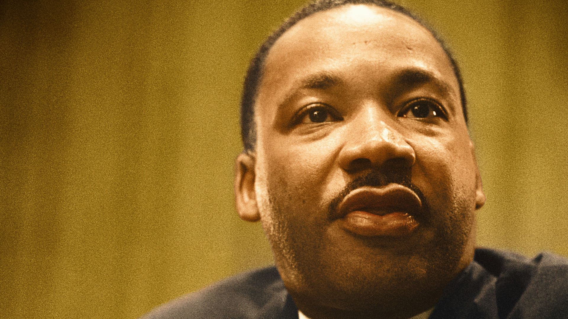 Dr. Martin Luther King, Jr. gives a speech