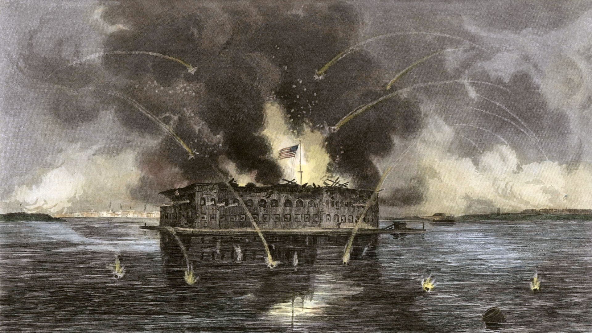 File:Bombardment of Fort Sumter engraving by unknown artist 1863.jpg