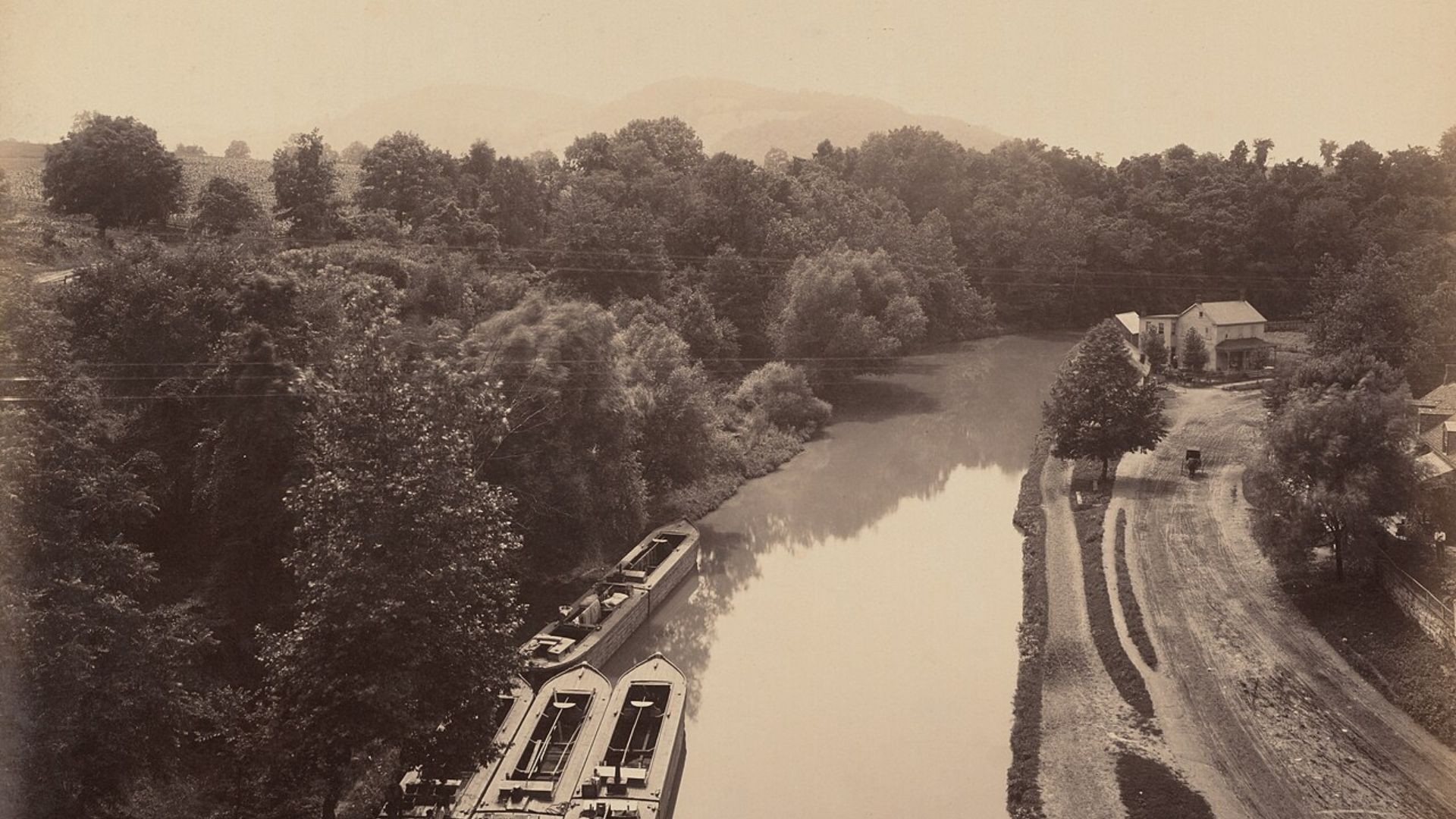 New Jersey: 1850, Canal System Development