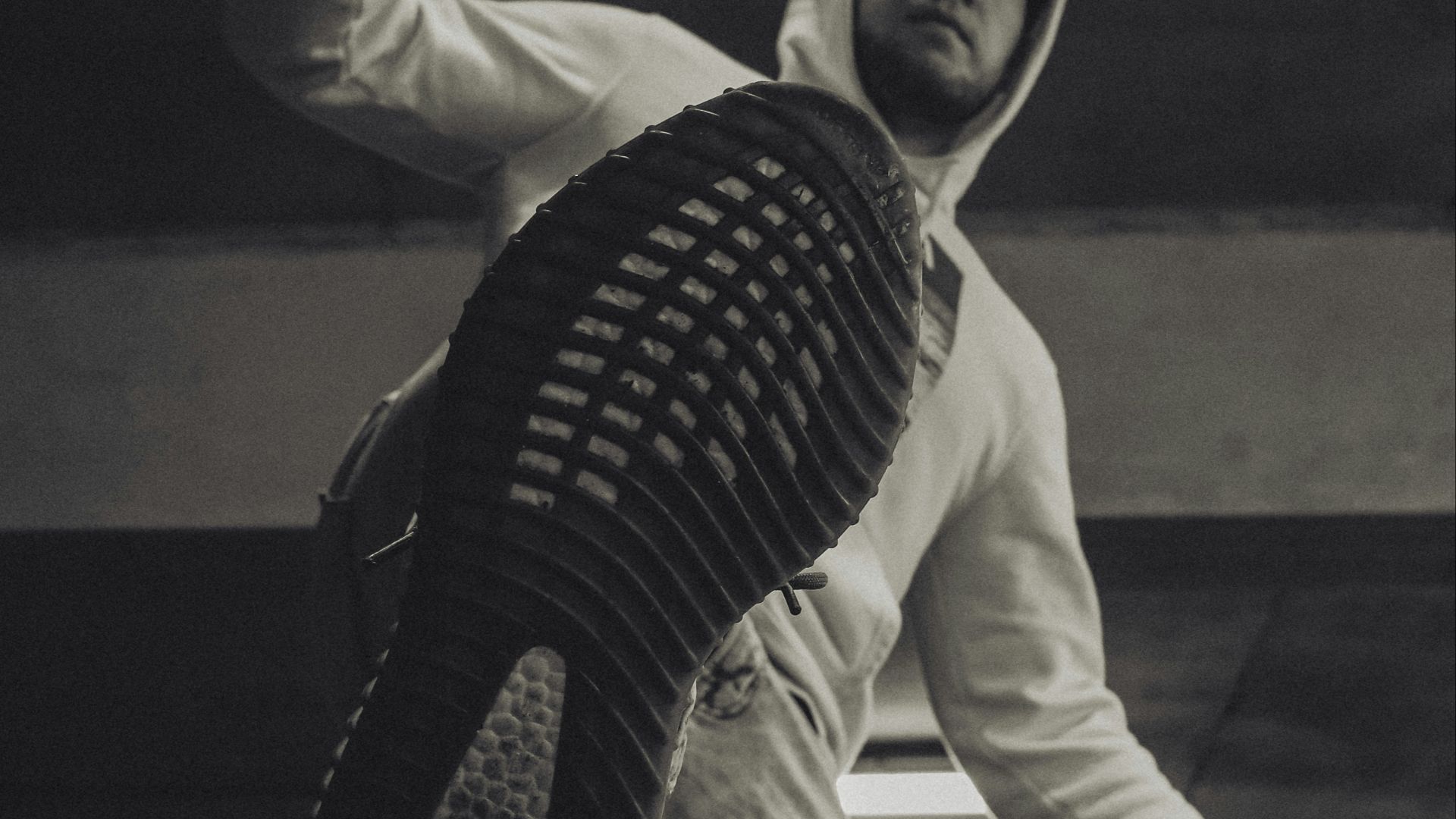 woman in black and white polka dot hijab