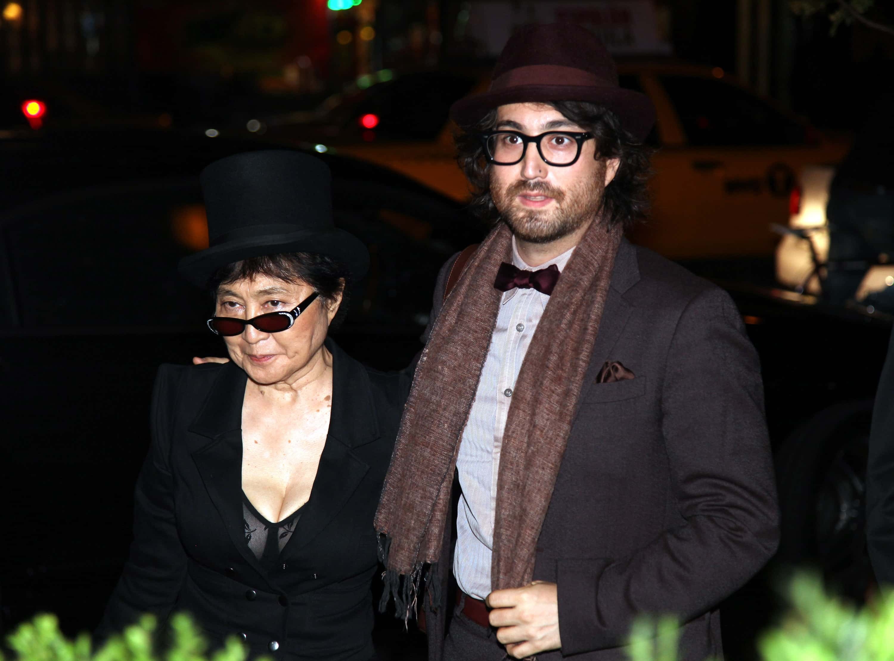 Yoko Ono and Sean Lennon attend Paul McCartney's - 2011