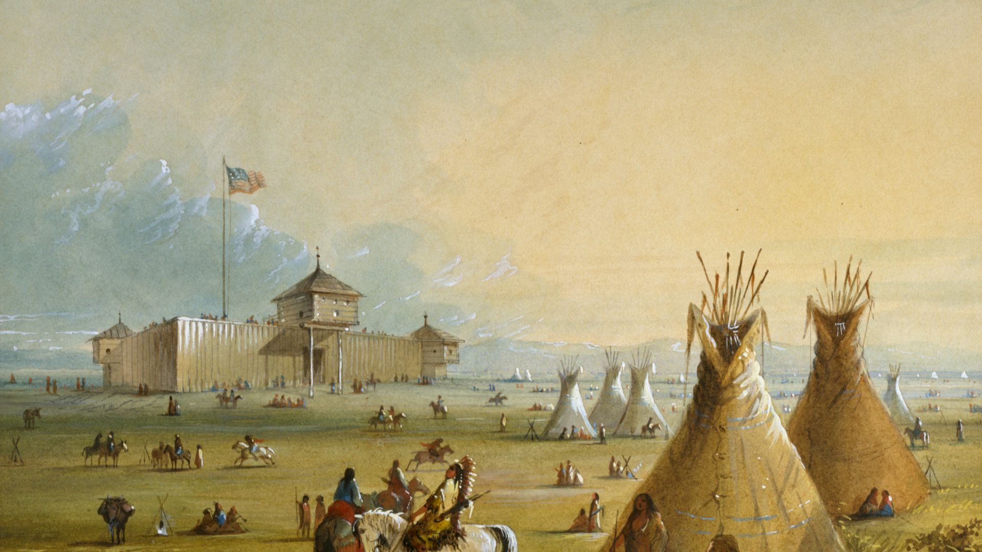 File:Alfred Jacob Miller - Fort Laramie - Walters 37194049.jpg