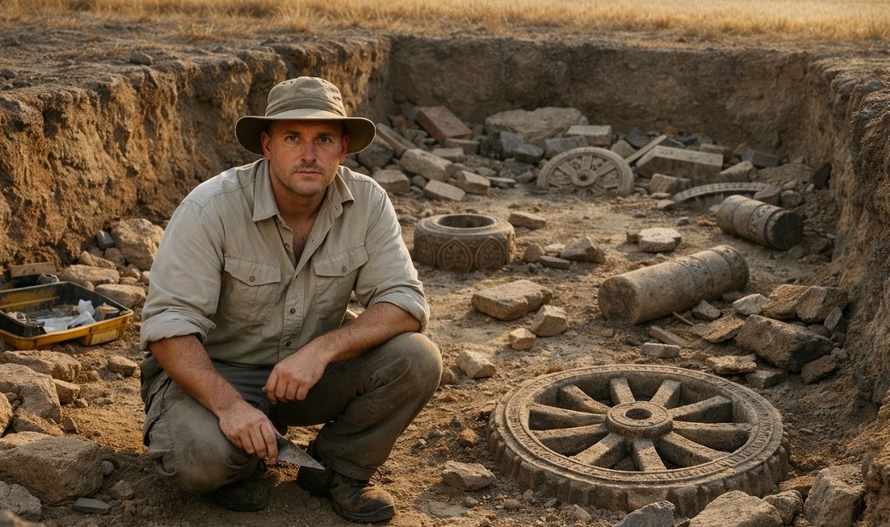 stone temple relics in Assam