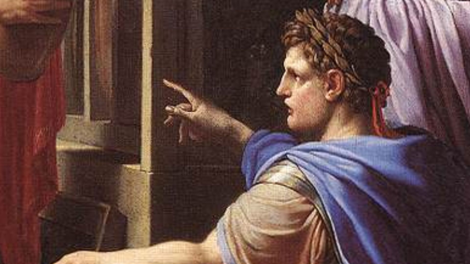 File:Eustache Le Sueur - Caligula Depositing the Ashes of his Mother and Brother in the Tomb of his Ancestors - WGA12607.jpg