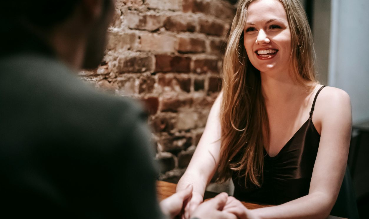 Couple having a romantic date