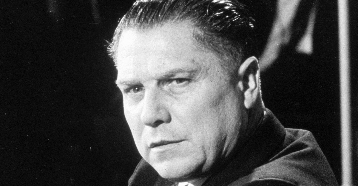 American labour leader Jimmy Hoffa.