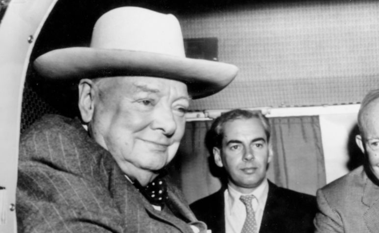 Dwight eisenhower, anthony montague-browne, winston churchill