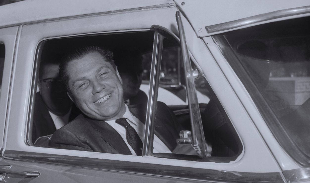 Gettyimages - 515030564, Jimmy Hoffa Smiling from Car Window