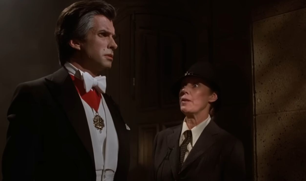 Screenshot from Love at First Bite, American International Pictures (1979)