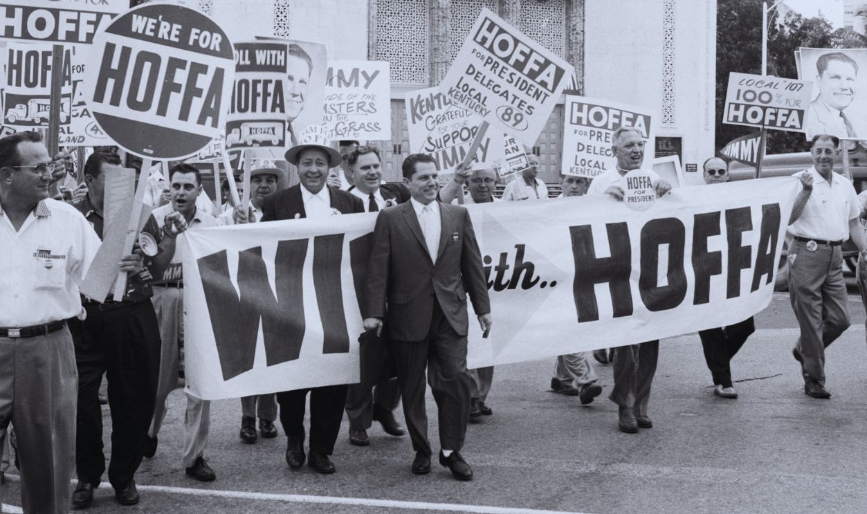 Gettyimages - 535084780, James Hoffa Leading Parade of Supporters
