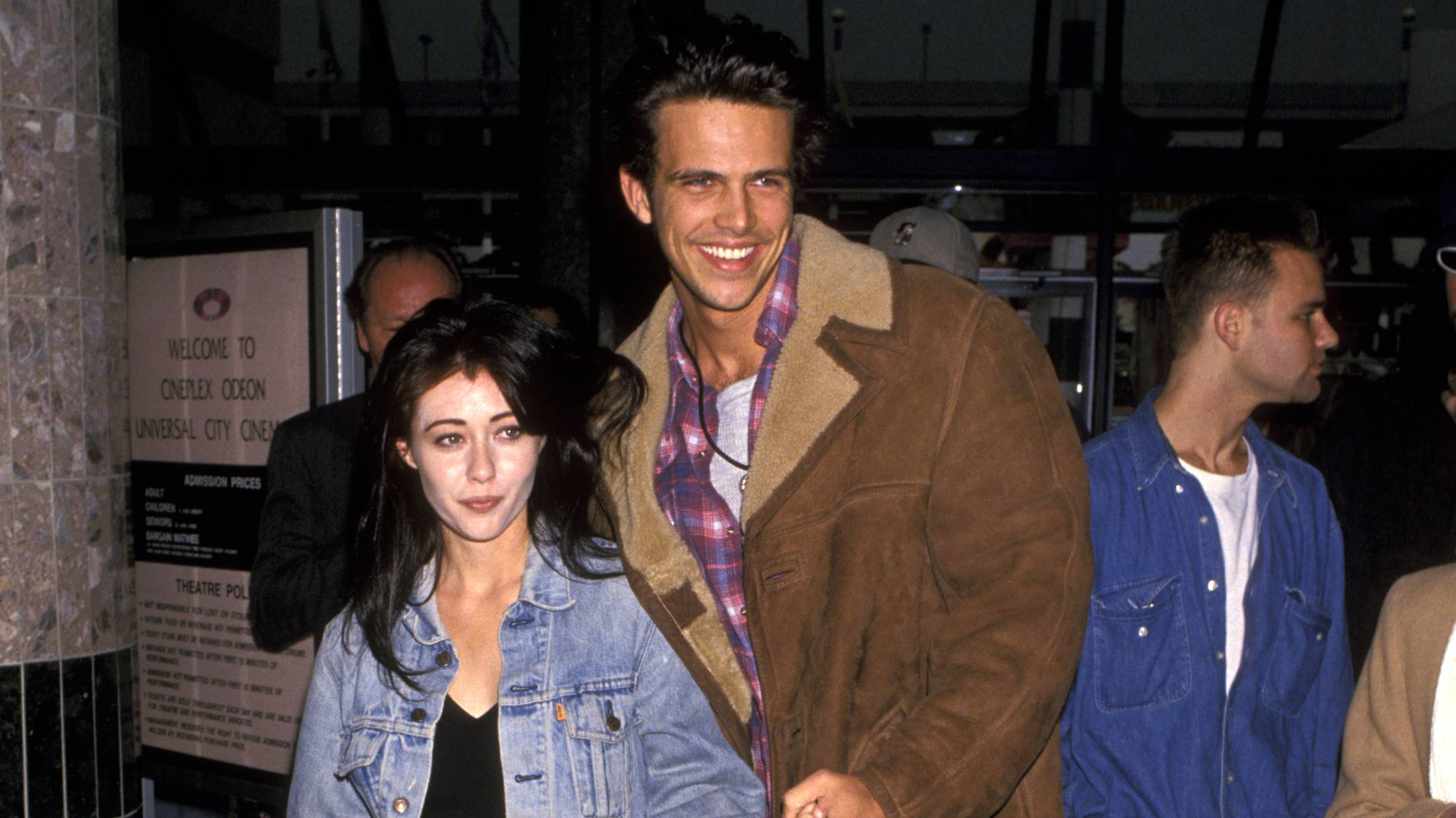 Shannen Doherty and Ashley Hamilton in jackets