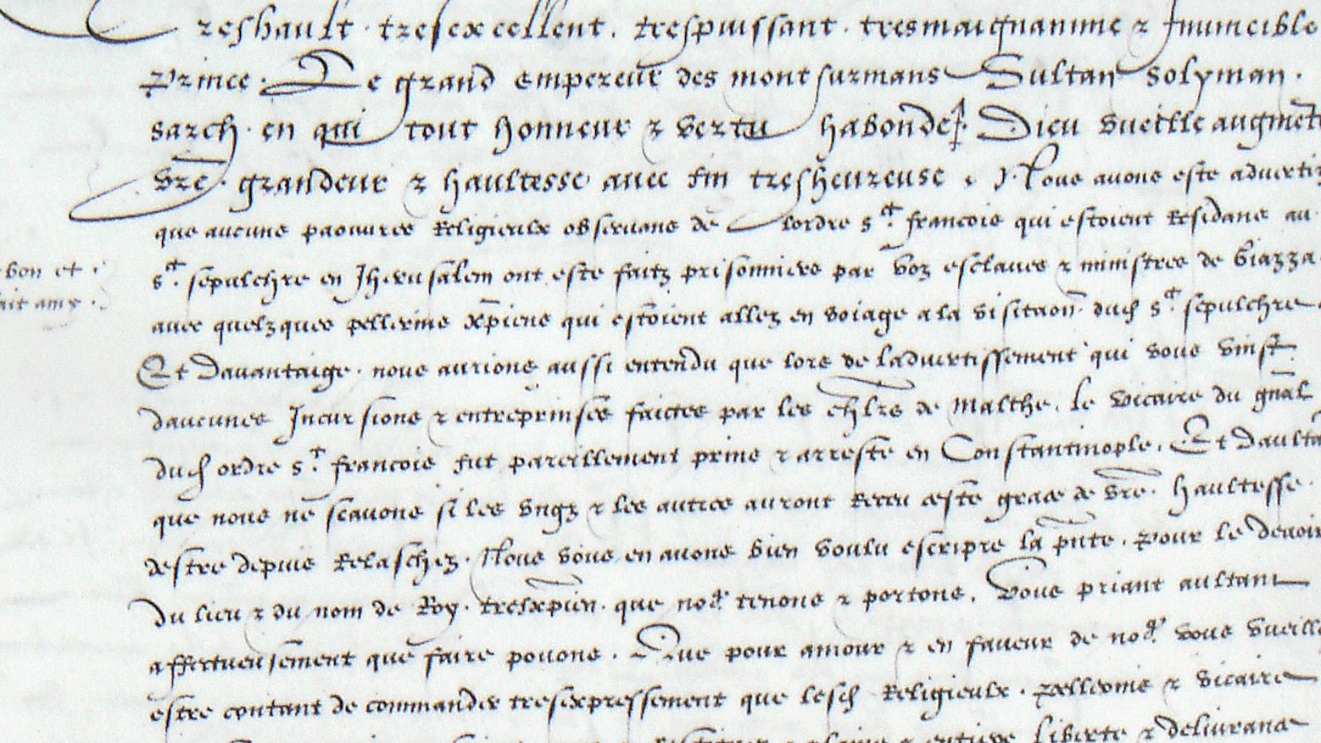 File:Letter from Henry II of France to Suleiman and ambassador de la Vigne 22 February 1557.jpg