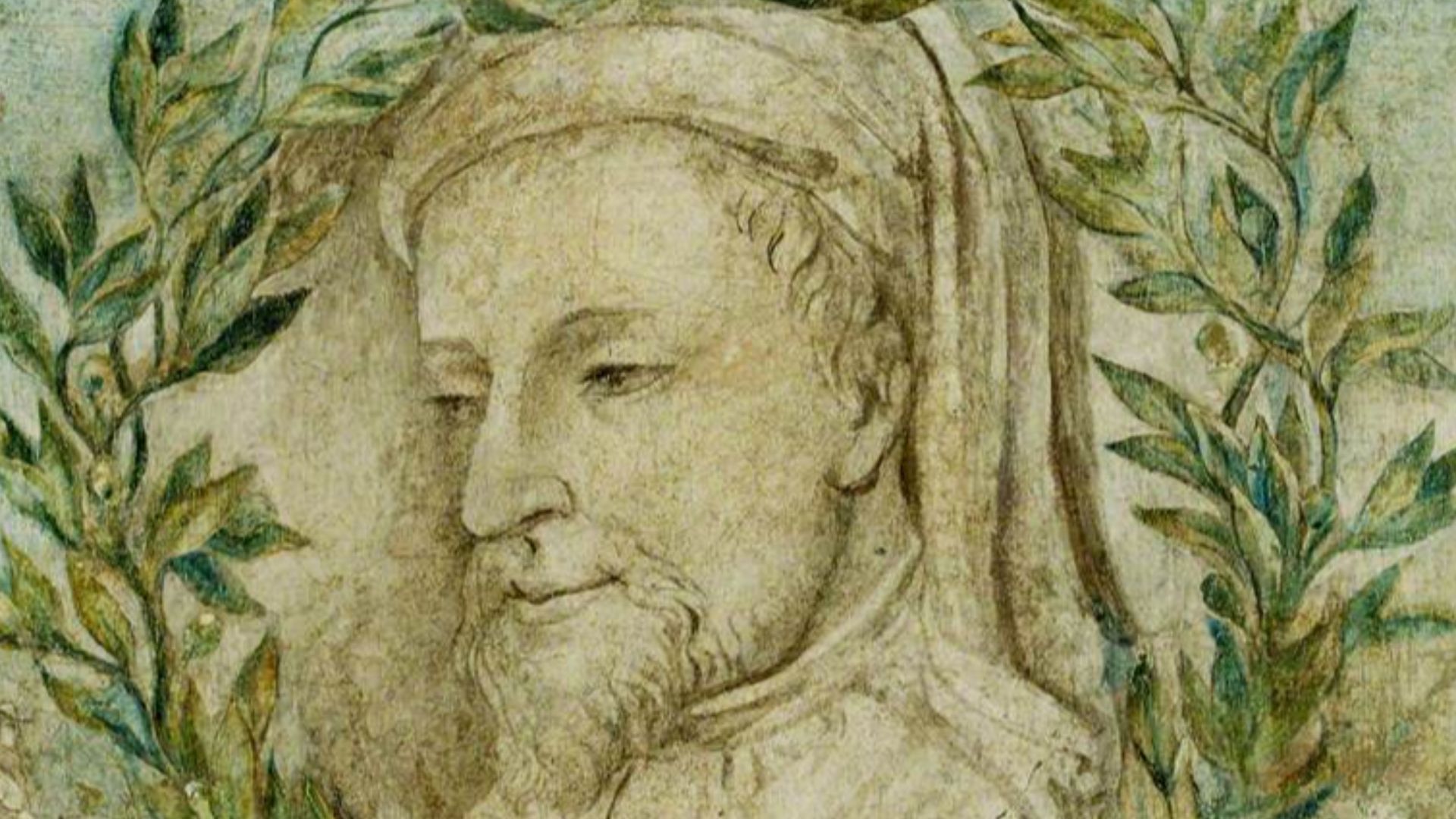 File:William Blake - Geoffrey Chaucer - Manchester City Gallery - Tempera on canvas c 1800.jpg
