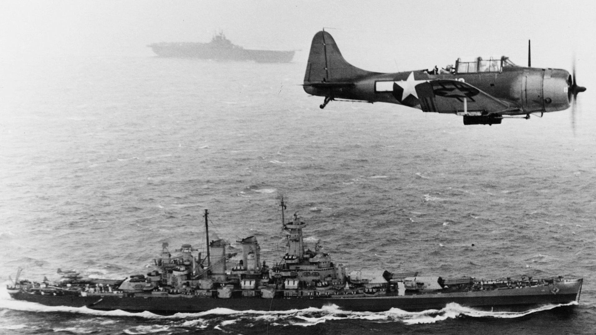 File:SBD VB-16 over USS Washington 1943.jpg