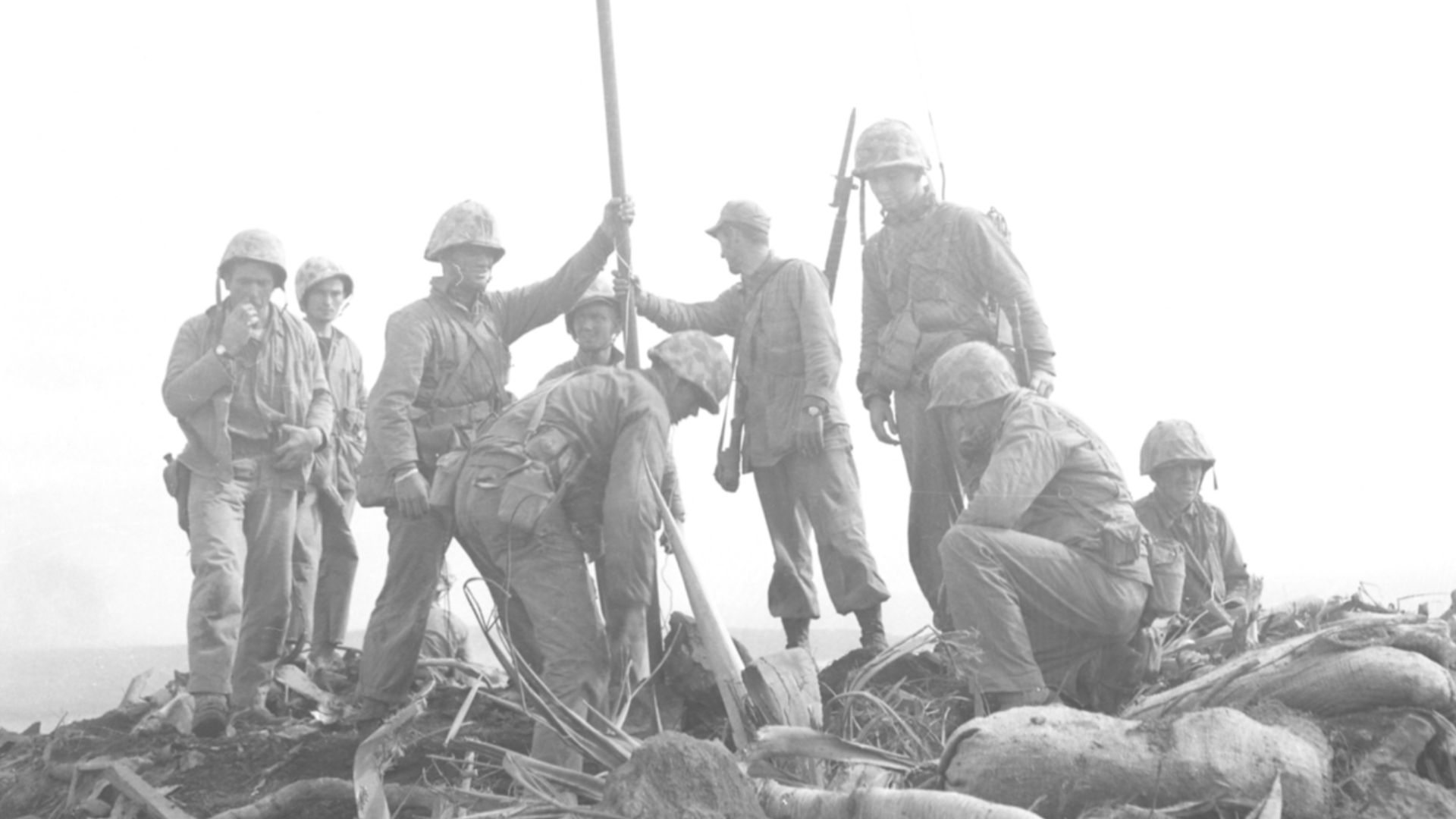 File:First Flag Raising e, February 1945.jpg