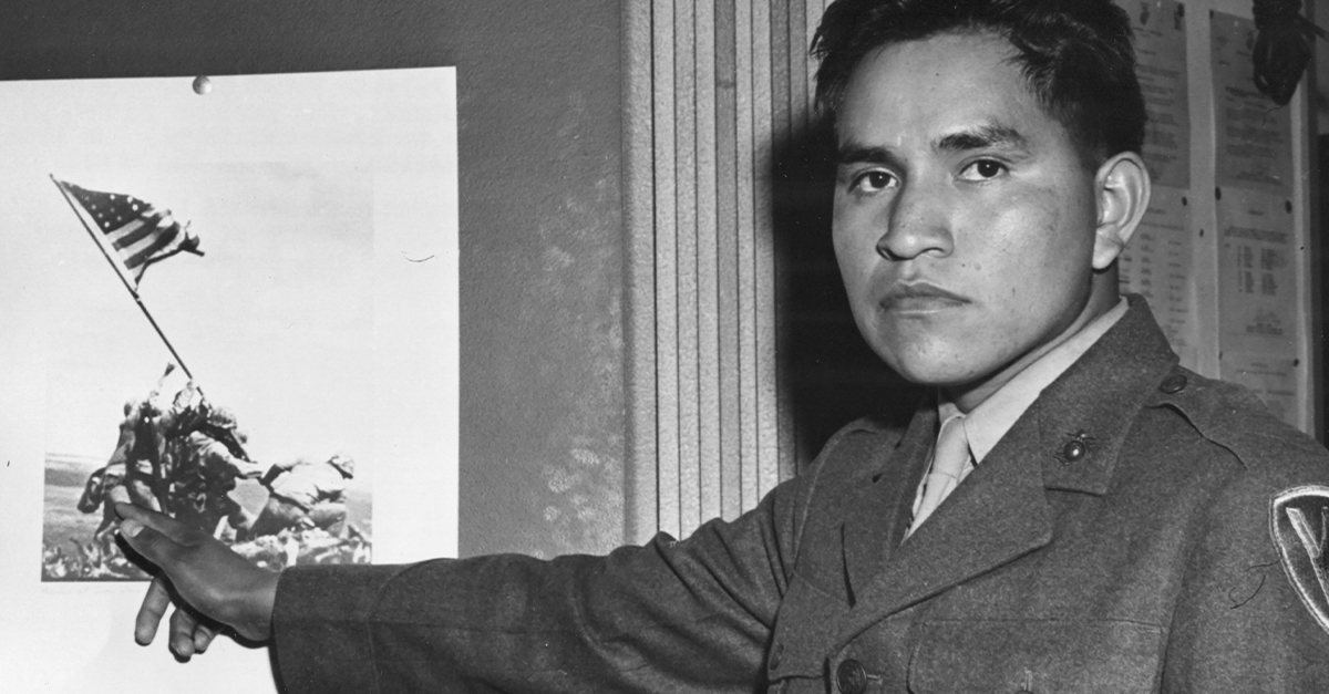 Ira Hayes On War Bond Publicity Tour