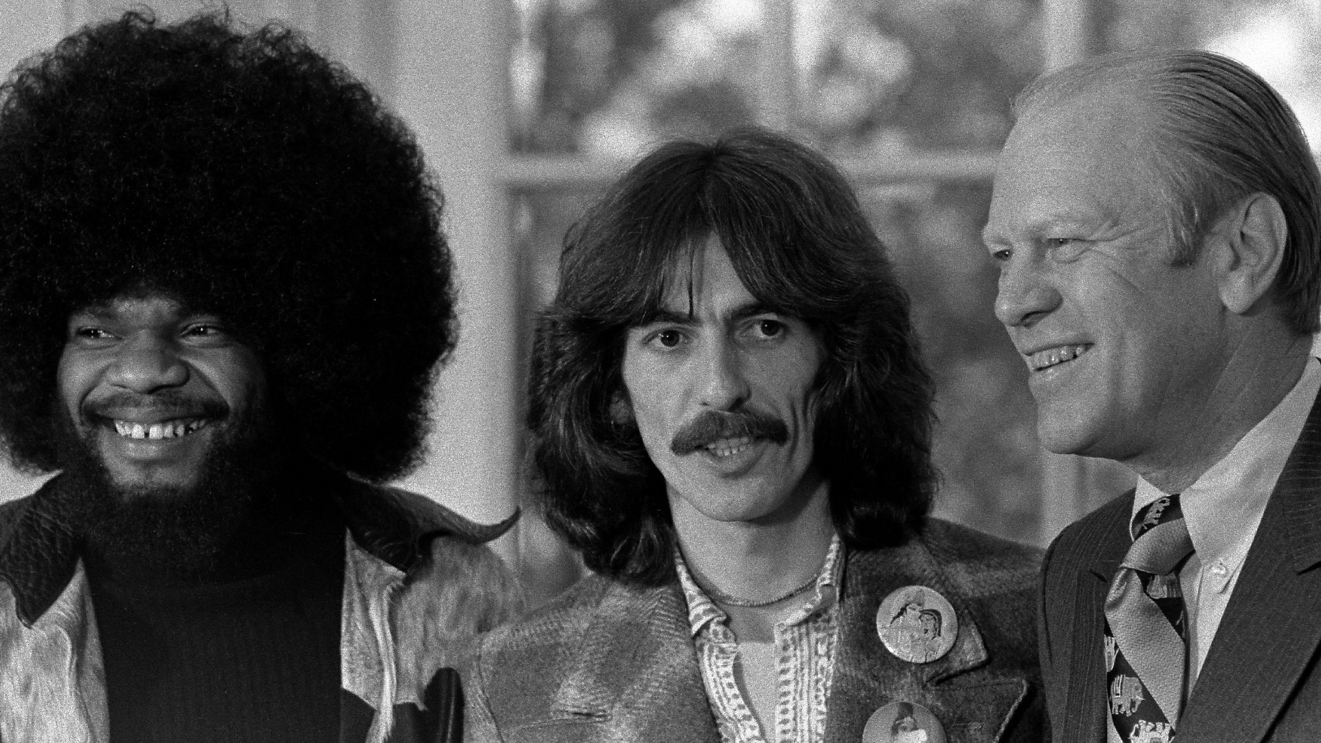 File:Billy Preston, George Harrison, Gerald Ford, Ravi Shankar.jpg