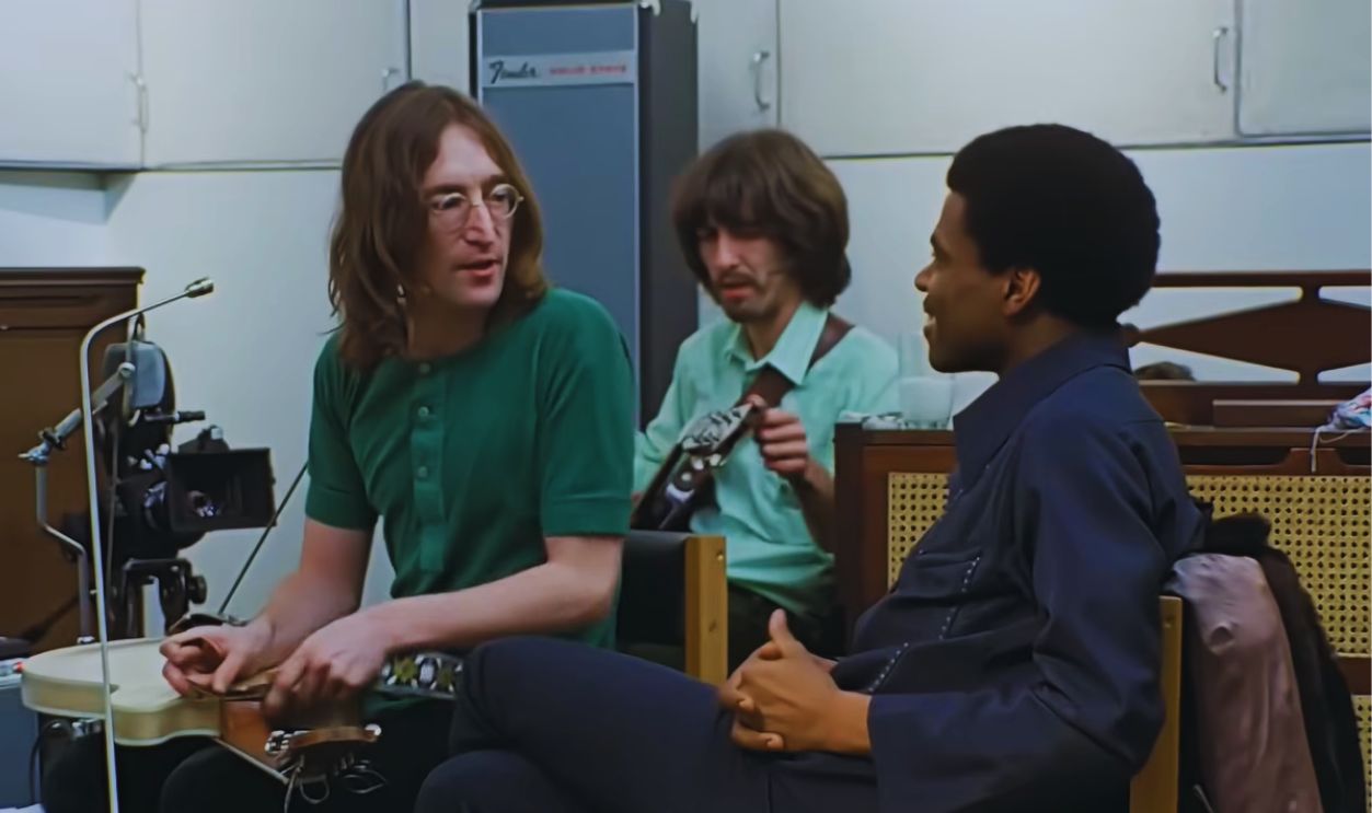 Screenshot from The Beatles with Billy Preston – Get Back / Let It Be (1969–1970)