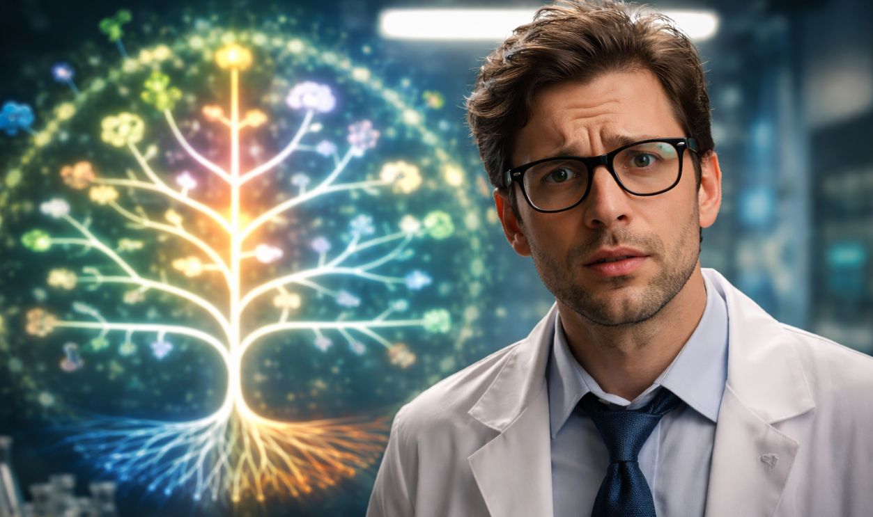 Scientists with glasses