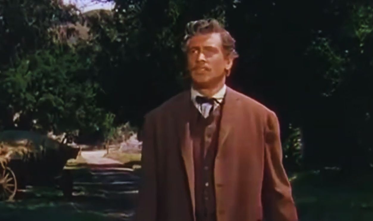 Screenshot from The Lawless Breed (1953)