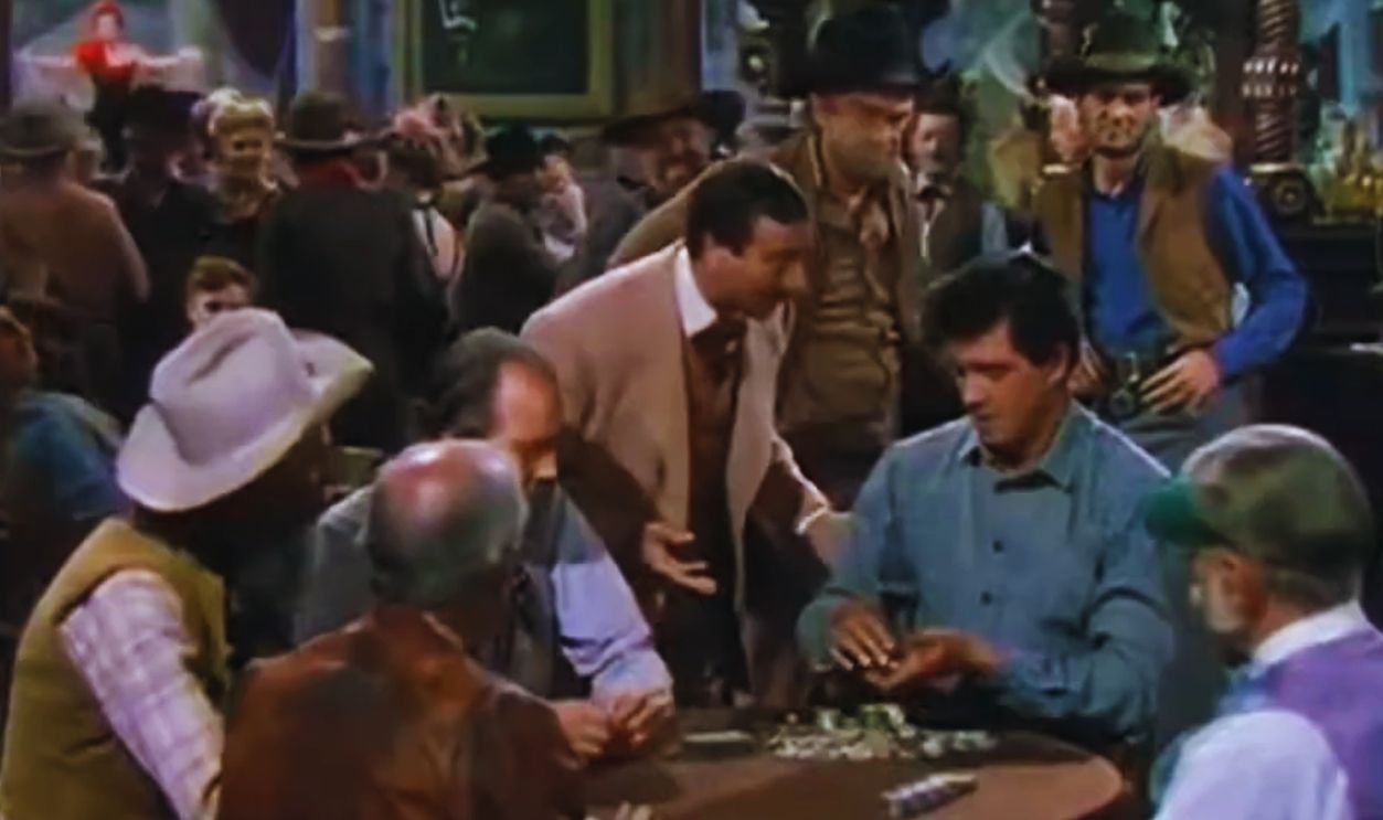 Screenshot from The Lawless Breed (1953)