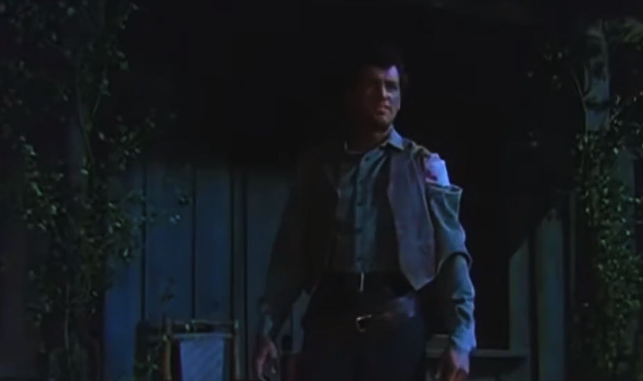 Screenshot from The Lawless Breed (1953)
