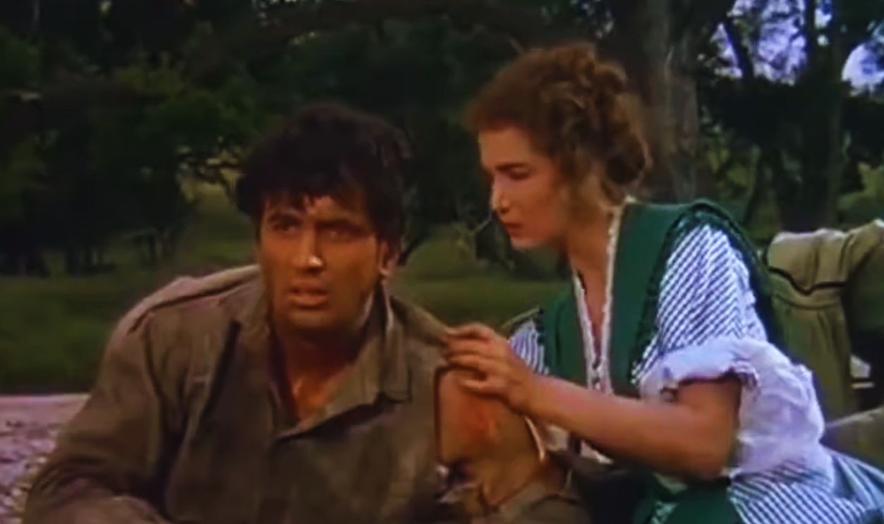 Screenshot from The Lawless Breed (1953)
