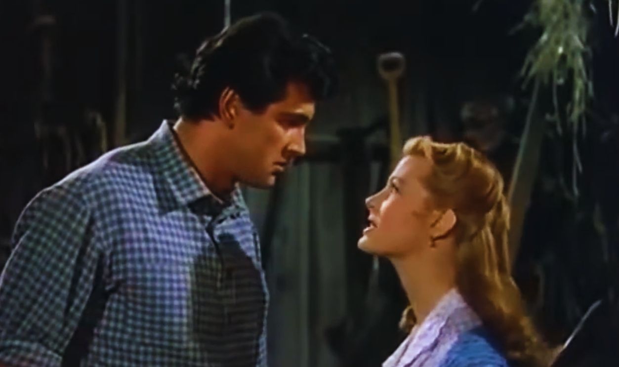 Screenshot from The Lawless Breed (1953)