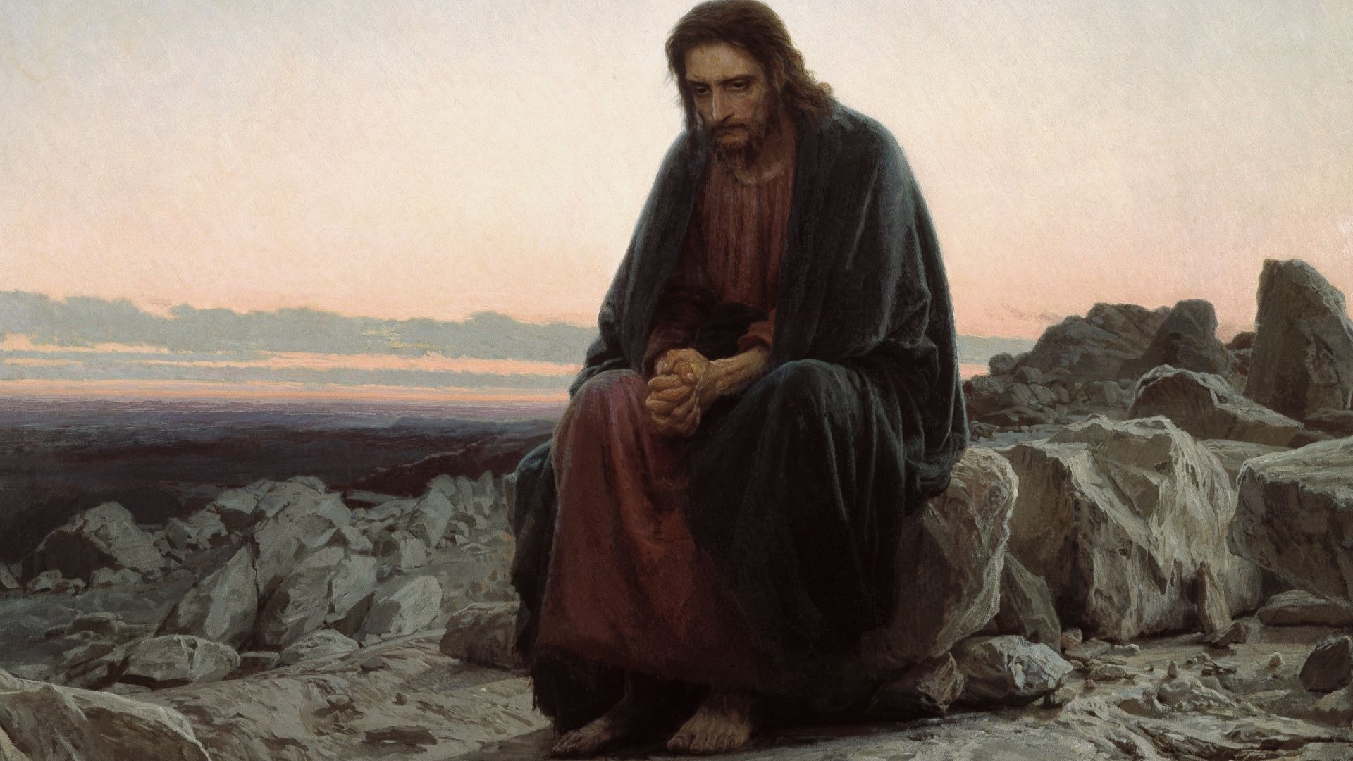File:Christ in the Wilderness - Ivan Kramskoy - Google Cultural Institute.jpg