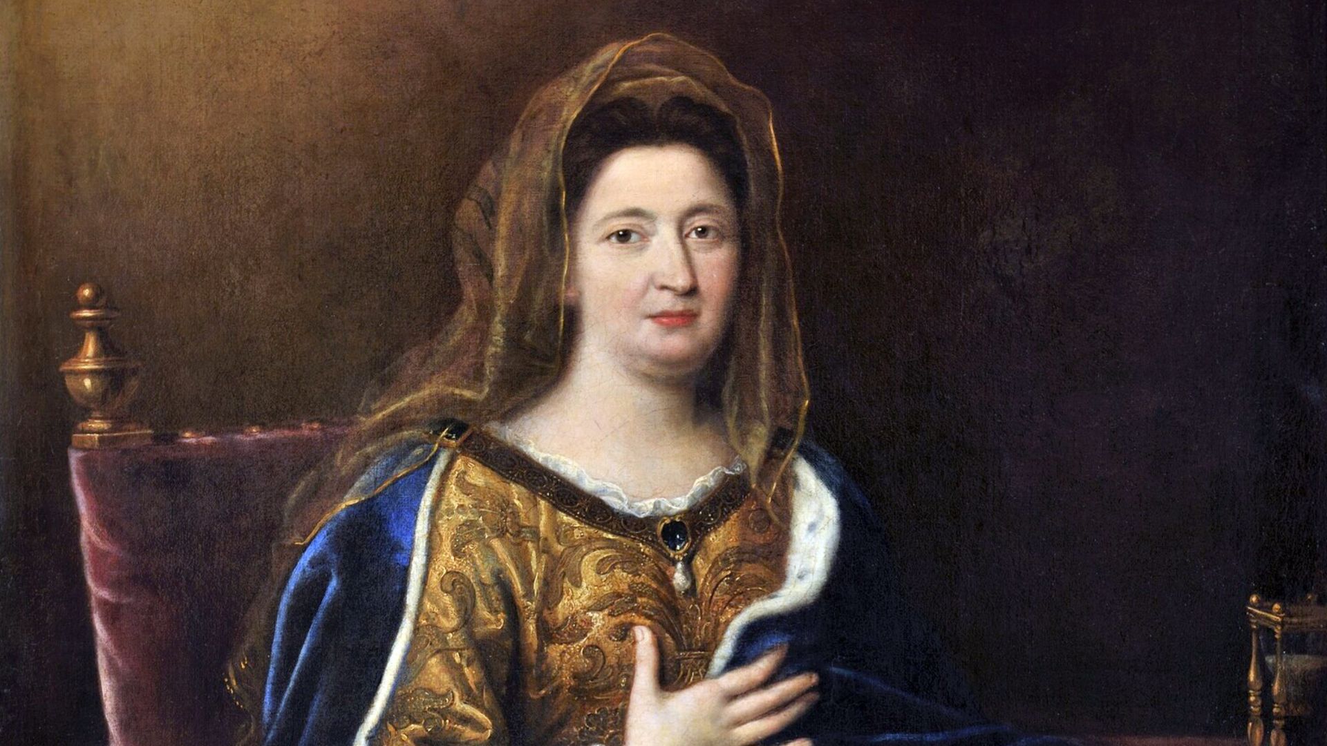 Portrait of Françoise d'Aubigné, Marquise de Maintenon (1635-1719), second wife of Louis XIV of France (1638-1715)