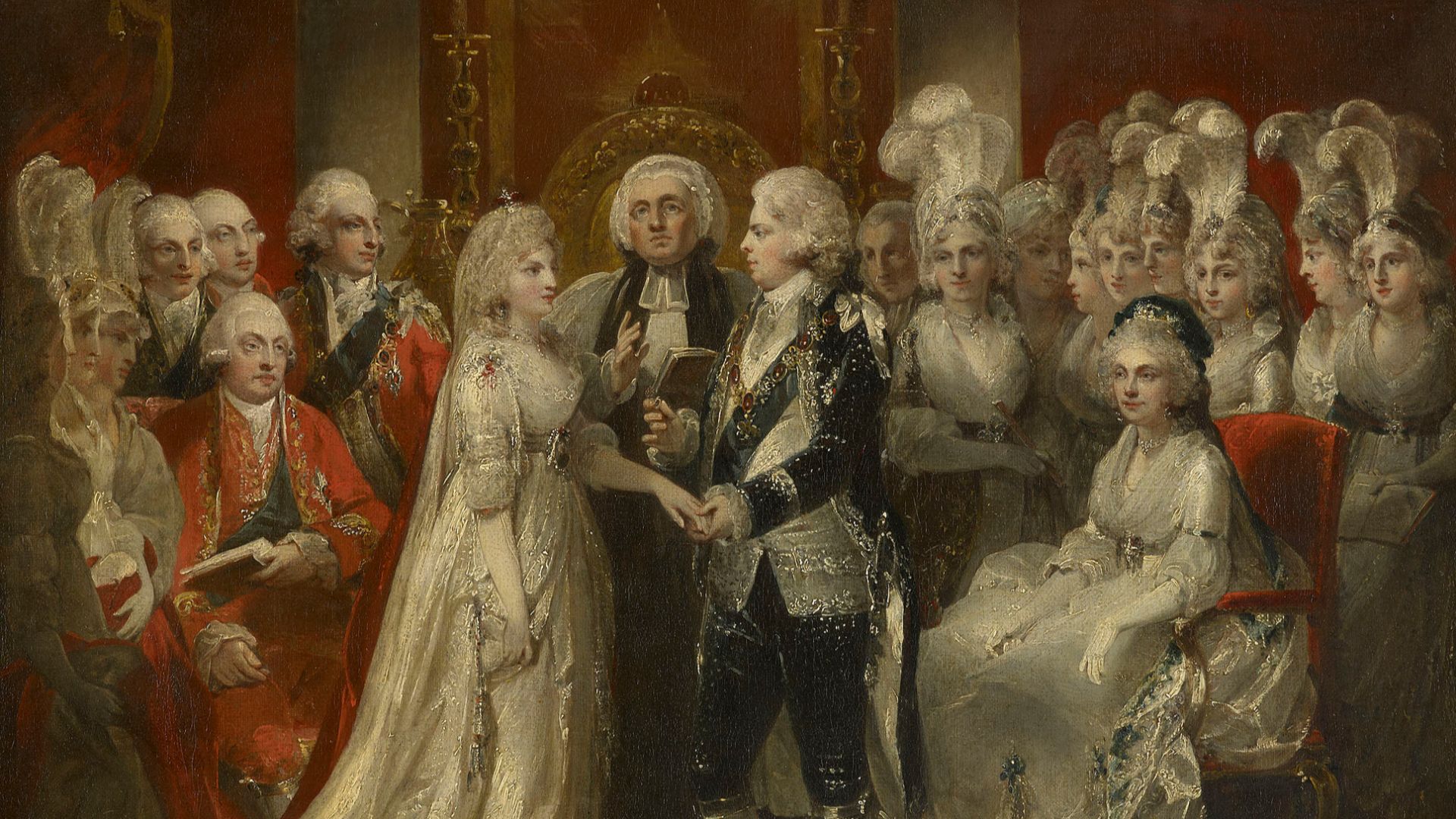 File:Henry Singleton (1766-1839) - The Marriage of George IV (1762-1830) when Prince of Wales - RCIN 405845 - Royal Collection.jpg