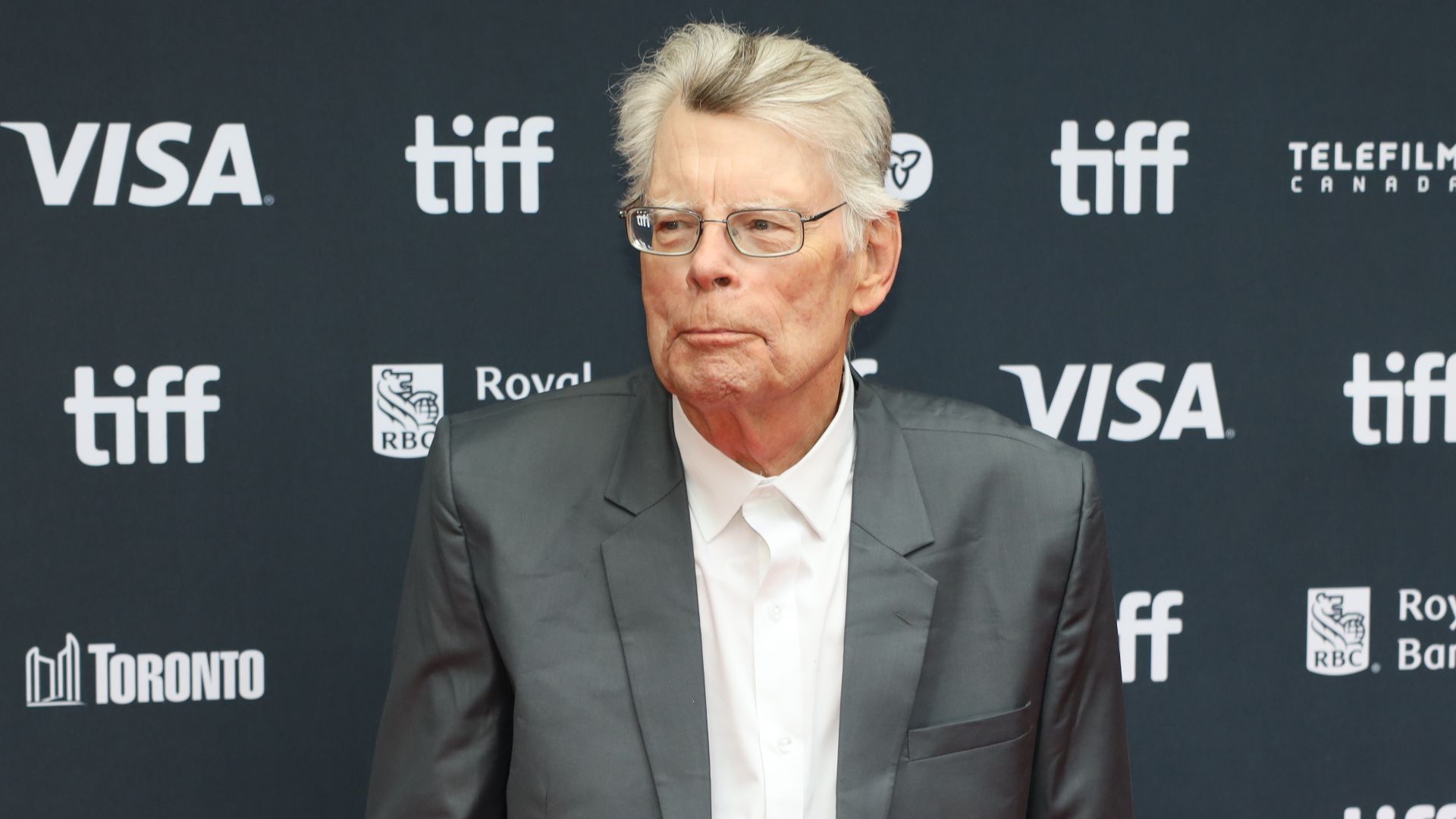 Stephen King, author, at the 2024 Toronto International Film Festival (TIFF) for the movie The Life of Chuck.
