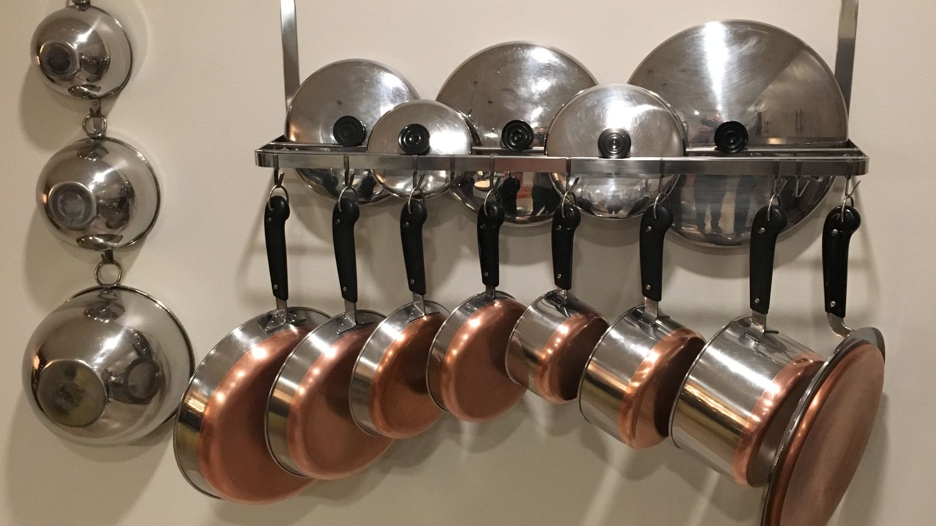 Vintage Revere Ware, manufactured before 1968 and carrying the prized
