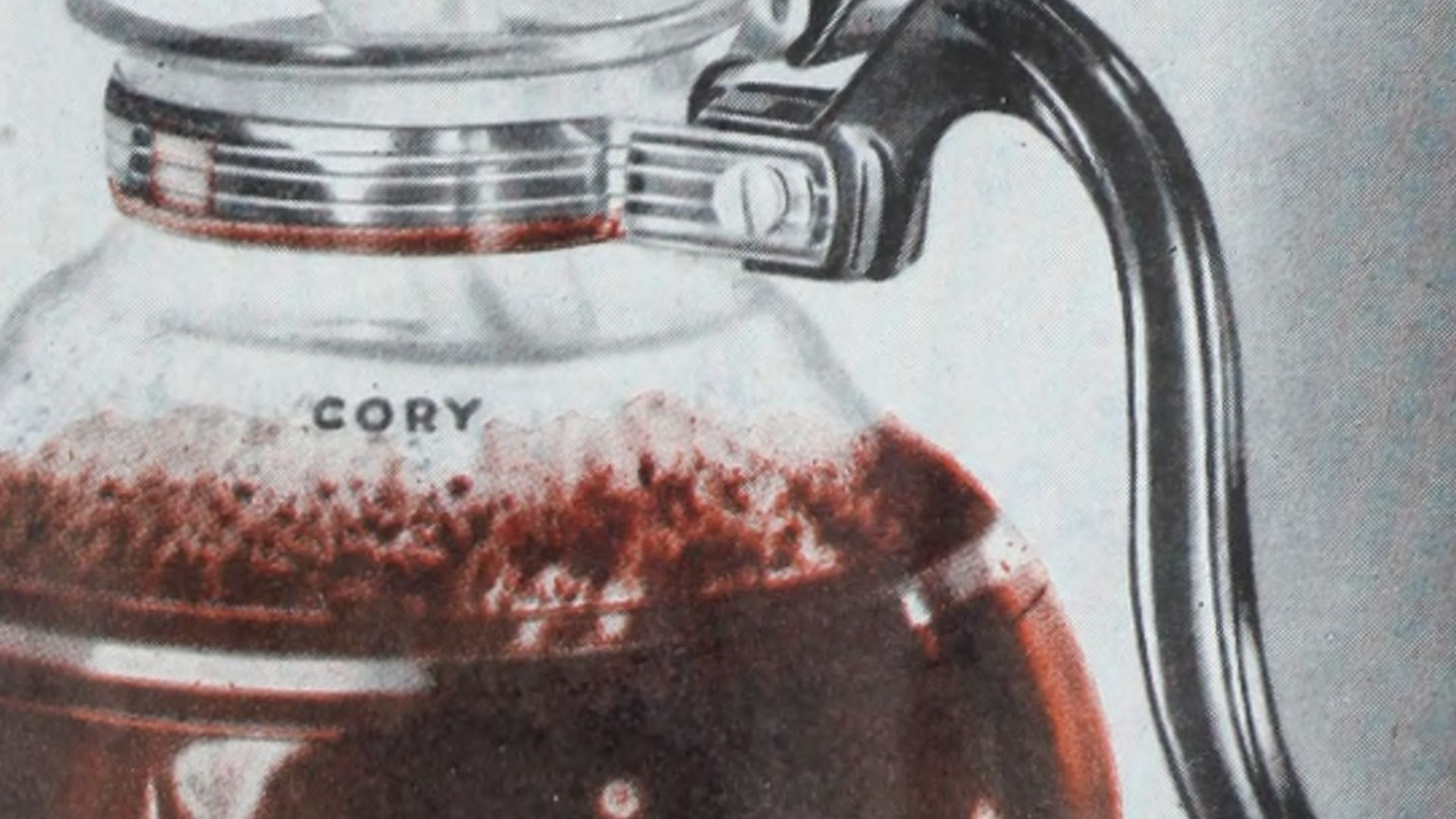 Cory Corporation coffeemaker (1948)
Identifier: ladieshomejourna65janwyet (find matches)
Title: The Ladies' home journal
Year: 1889 (1880s)
Authors:  Wyeth, N. C. (Newell Convers), 1882-1945
Subjects:  Women's periodicals Janice Bluestein Longone Culinary