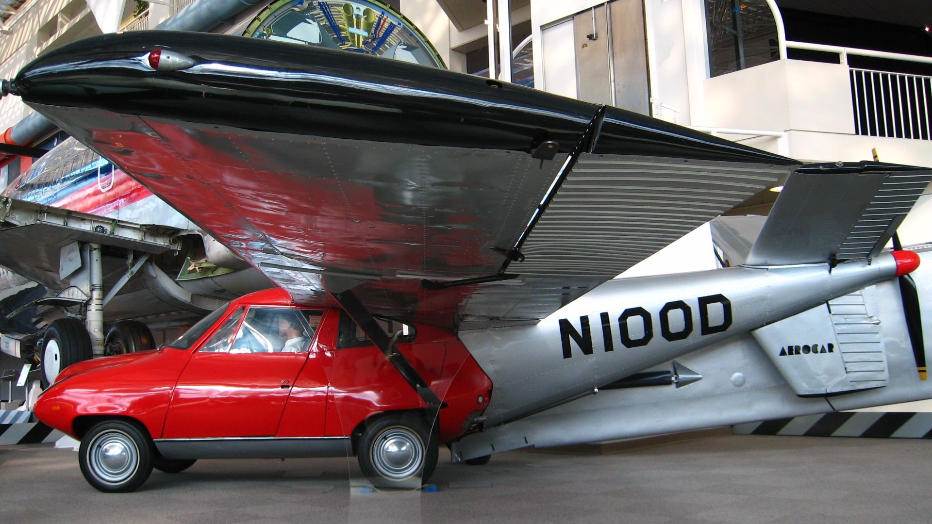 The Taylor Aerocar III at The Museum of Flight in Seattle, WA.