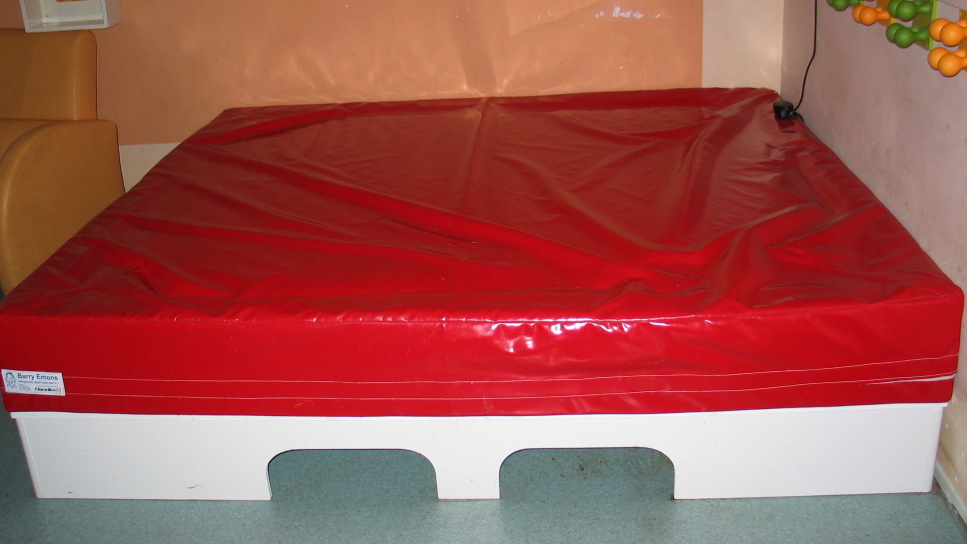 Waterbed as example used for snoezelen