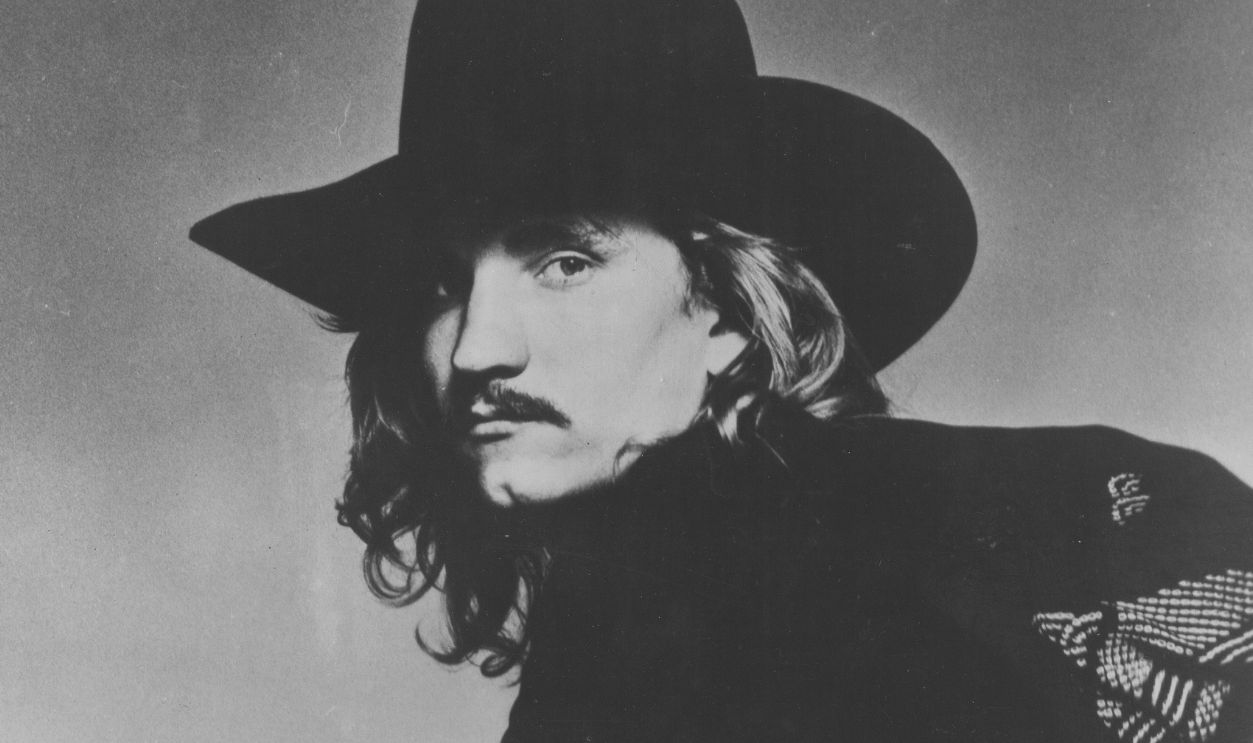 Guitarist and singer Joe Walsh poses for an ABC Records publicity still in 1975. 