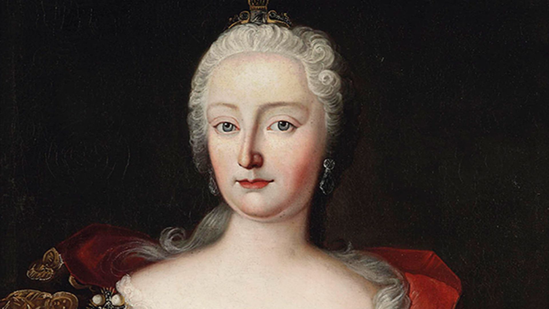 Portrait of Empress Maria Theresa (1717-1780) in coranation robes