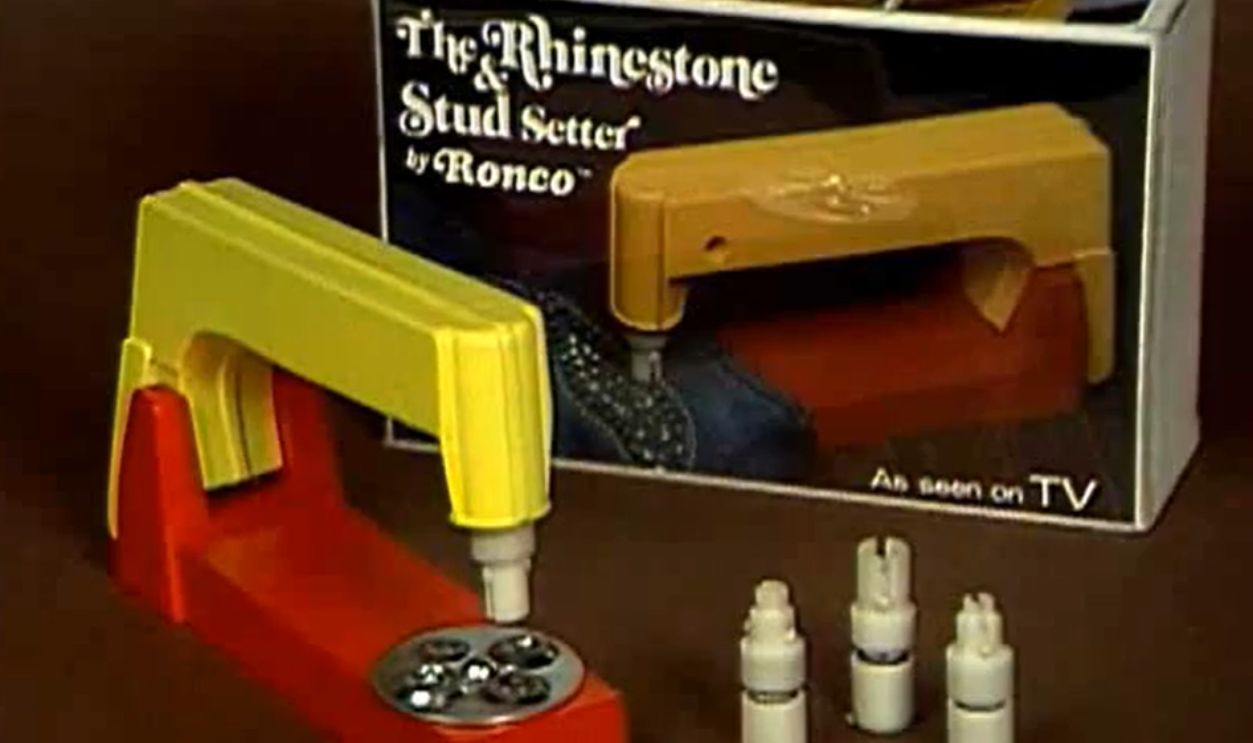 Screenshot from Ronco Rhinestone and Stud Setter ad