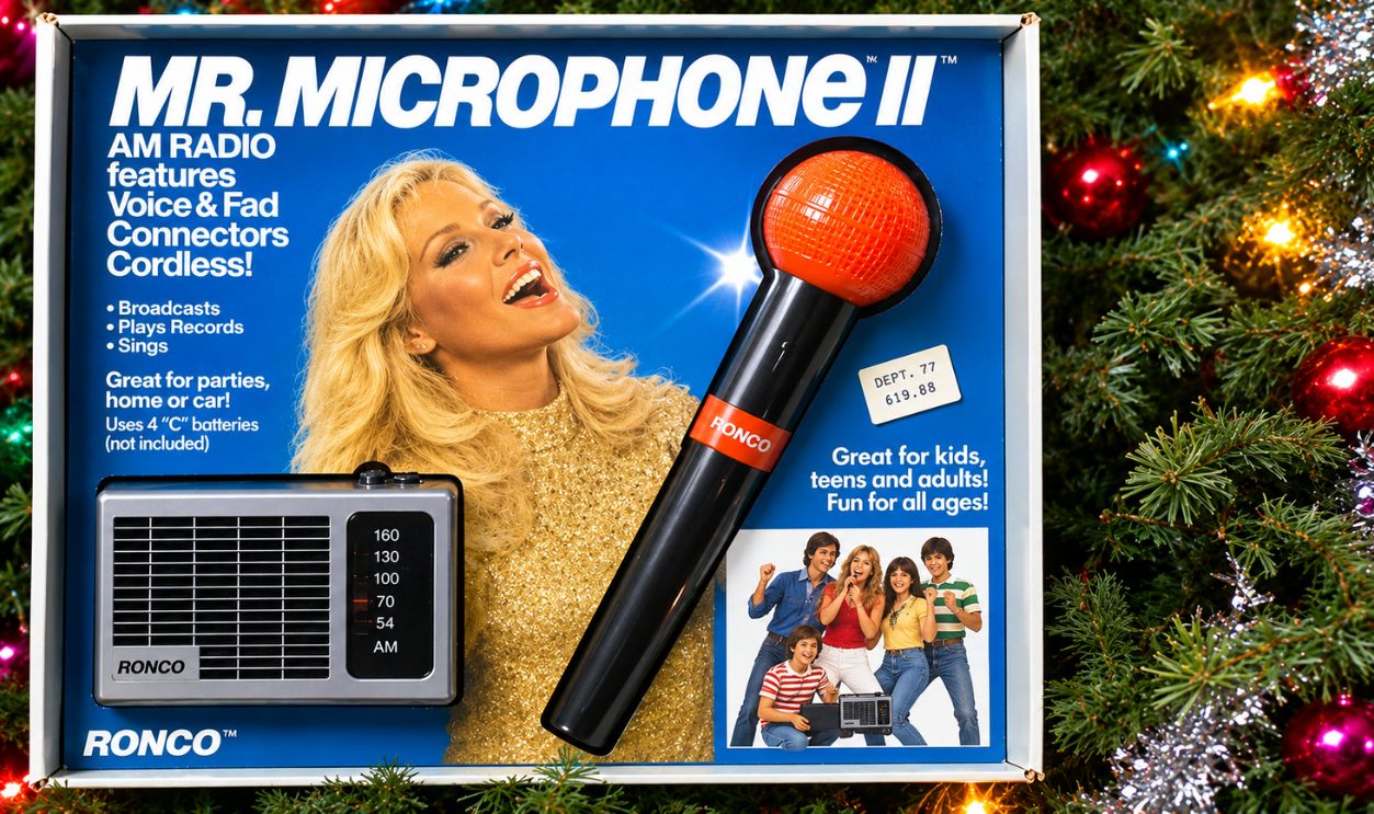Screenshot from Mr. Microphone ad