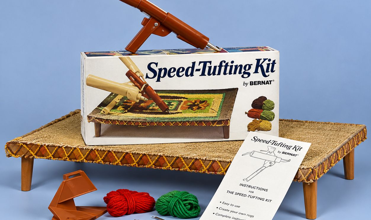Screenshot from Ronco Speed Tufting Kit ad