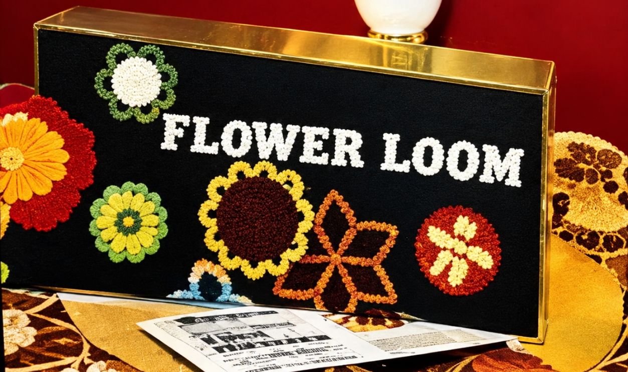 Screenshot from Ronco Flower Loom ad