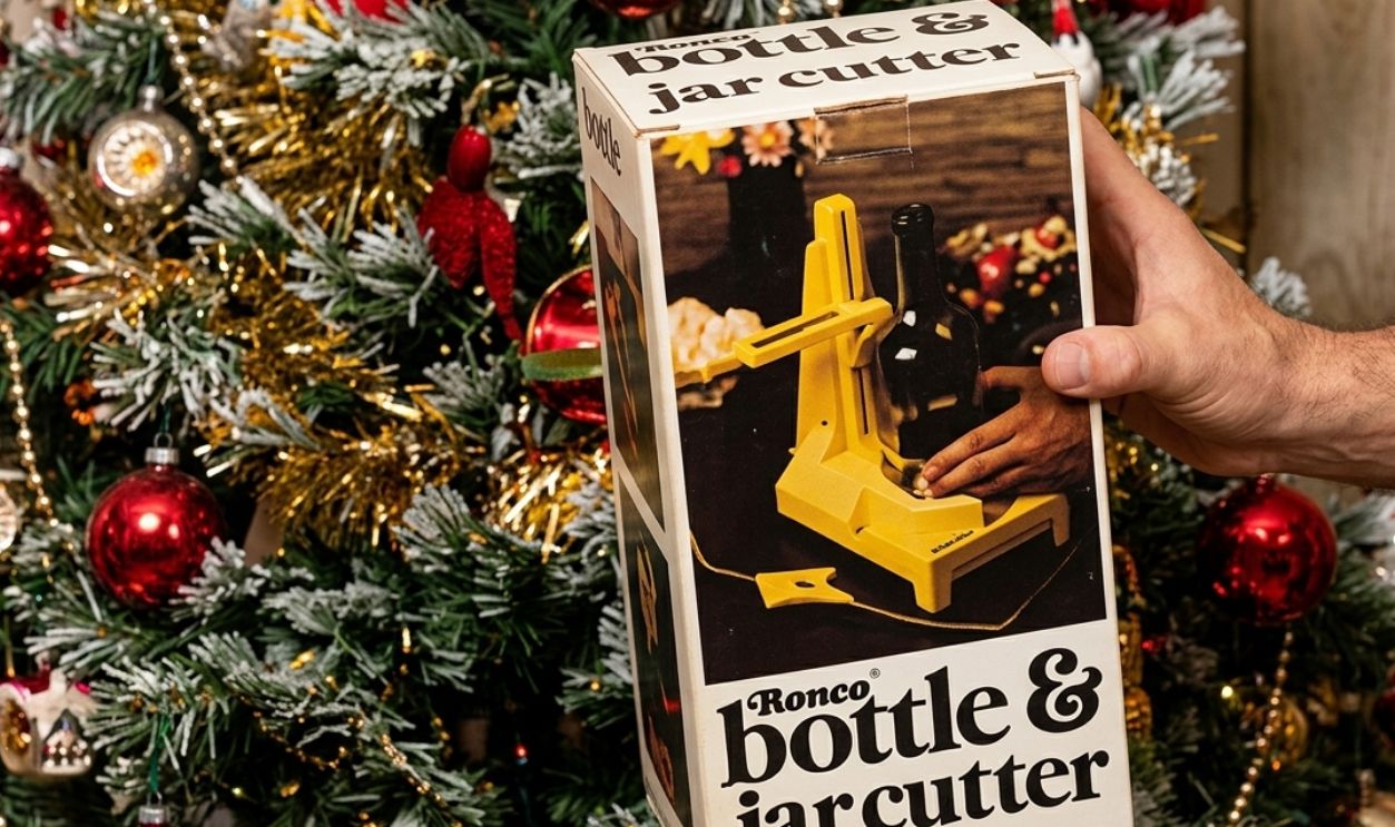 Screenshot from Ronco Bottle and Jar Cutter ad
