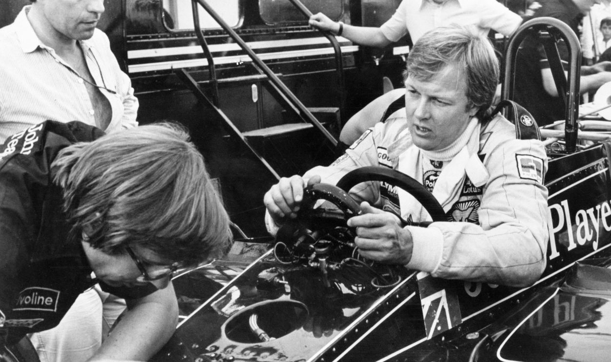 Ronnie Peterson at the Italian Formula 1 Grand Prix at Monza, September 13, 1978.
