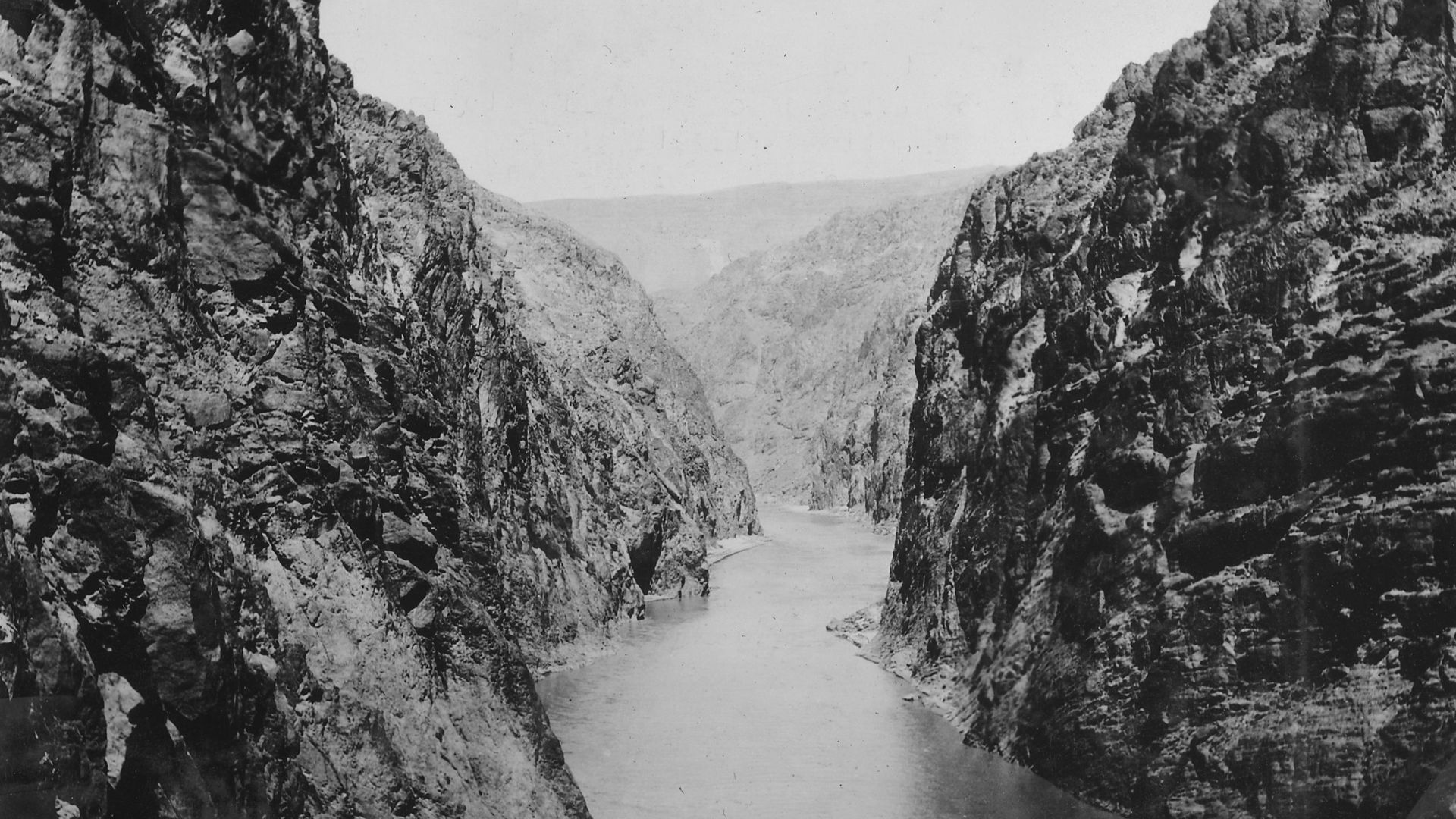 Scope and content:  Photograph from Volume Two of a series of photo albums documenting the construction of Hoover Dam, Boulder City, Nevada.