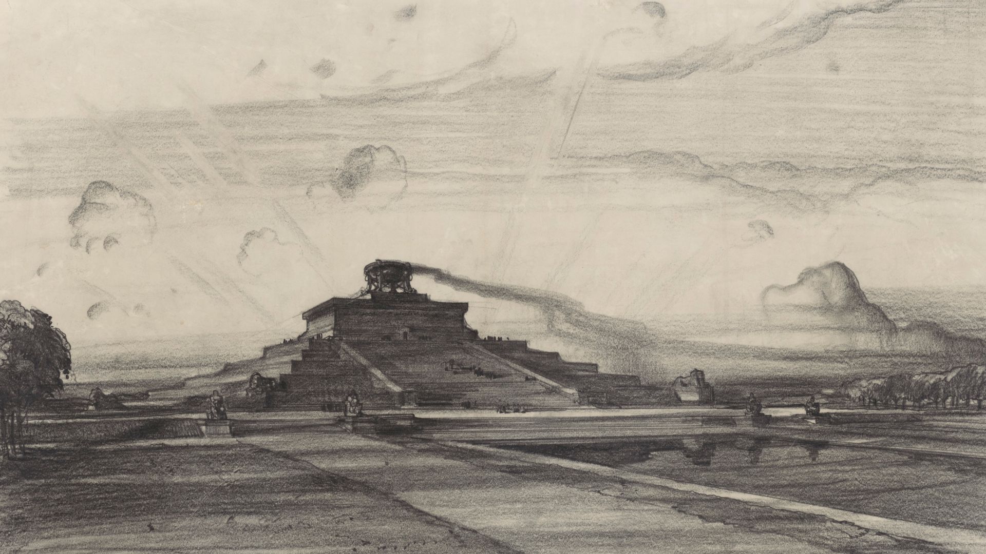 File:John Russell Pope's Competition Proposal for a Mayan Temple Style Monument to Abraham Lincoln - NARA - 6087971.jpg
